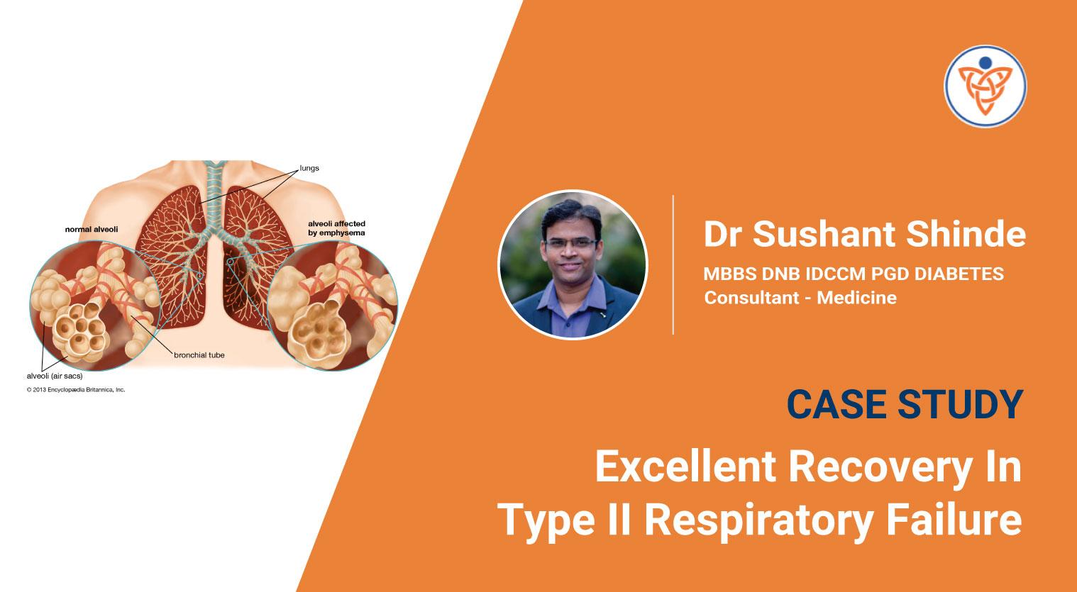 Case Study | Excellent recovery in type II respiratory failure - VishwaRaj Hospital